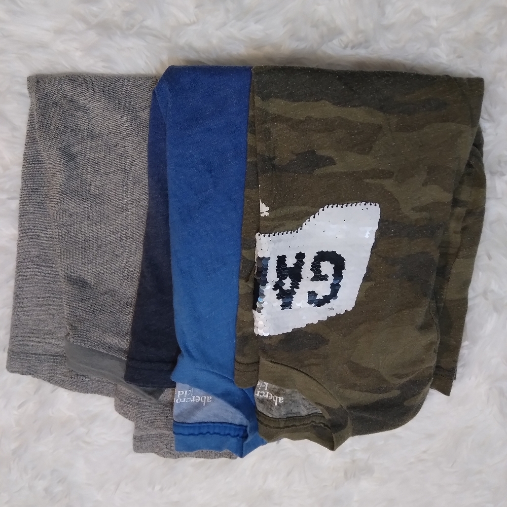 Abercrombie kids Unisex size 9/10 custom bundle of 3 shirts short & long sleeve - Picture 13 of 13